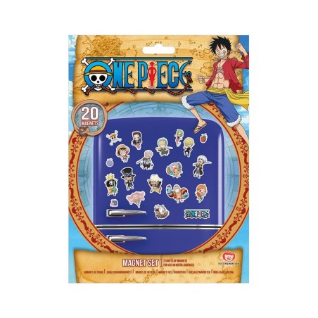 One Piece Set de 20 Imanes Chibi