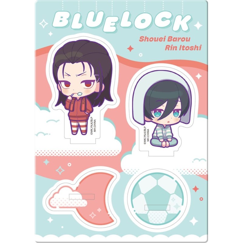 Blue Lock Stand Acrílico Good Night Ver. 4 -Shouei Barou & Rin Itoshi