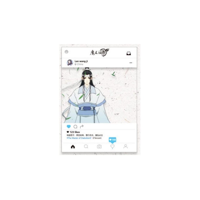 Llavero Acrílico Photo Holder Lan Wangji - Grandmaster of Demonic Cultivation