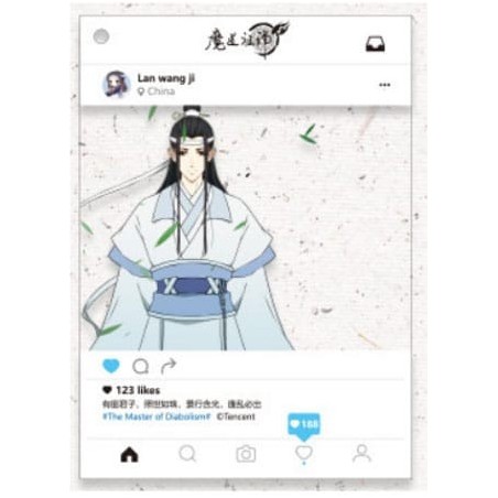 Llavero Acrílico Photo Holder Lan Wangji - Grandmaster of Demonic Cultivation