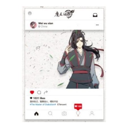 Llavero Acrílico Photo Holder Wei Wuxian - Grandmaster of Demonic Cultivation