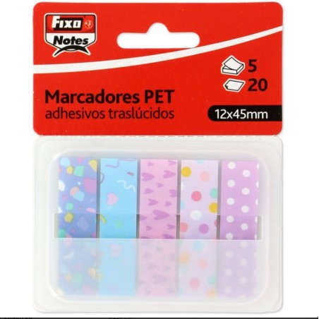 Pack 5 marcadores para hojas