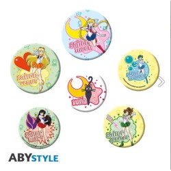 Pack Chapas Sailor Mooon 6 und Abystyle