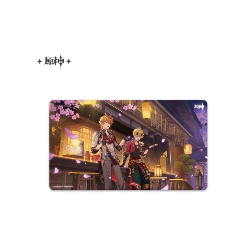 Genshin Impact Alfombrilla XXL Tartaglia y Thoma