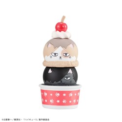 Haikyu!! caja de 6 unidades- Tsumichen Stack up & Change (con base extra)