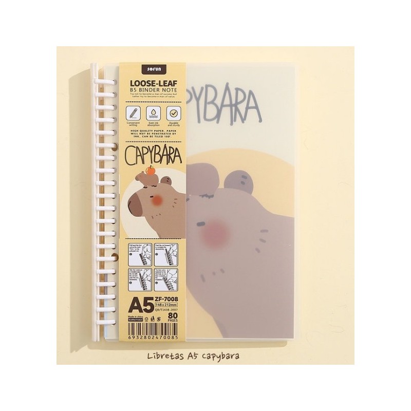 Libreta Capybara
