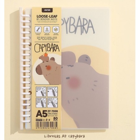 Libreta Capybara