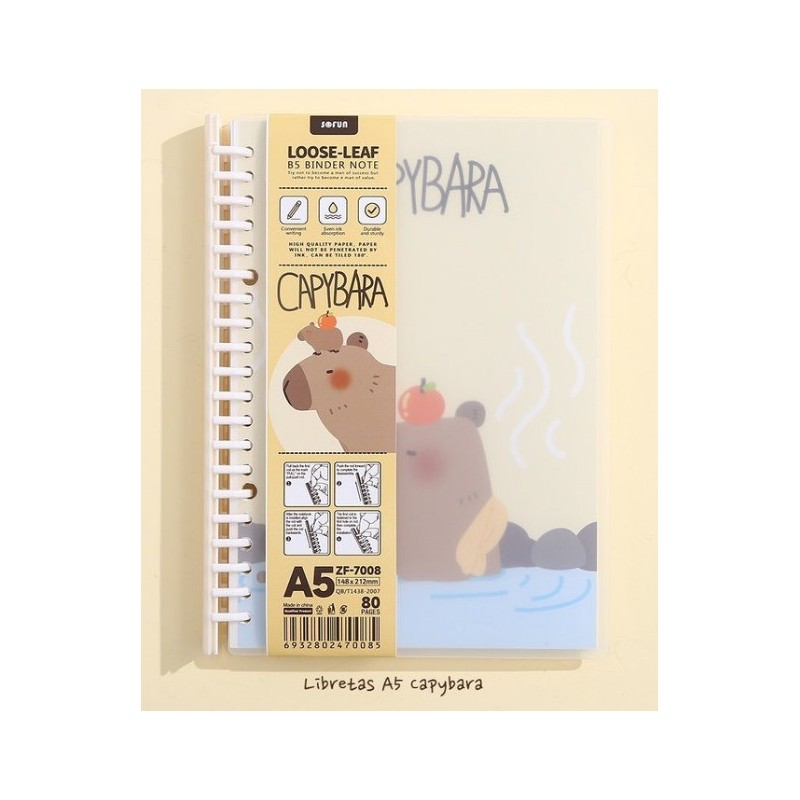 Libreta Capybara