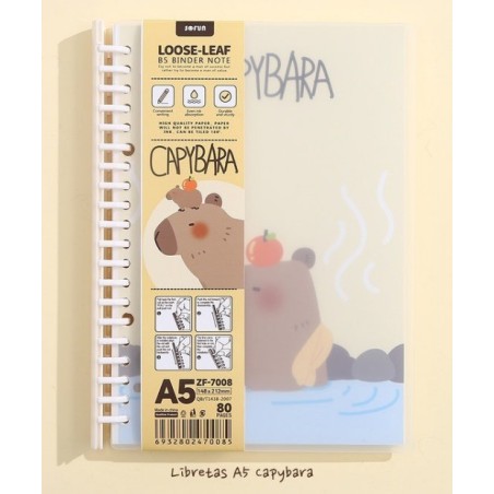 Libreta Capybara