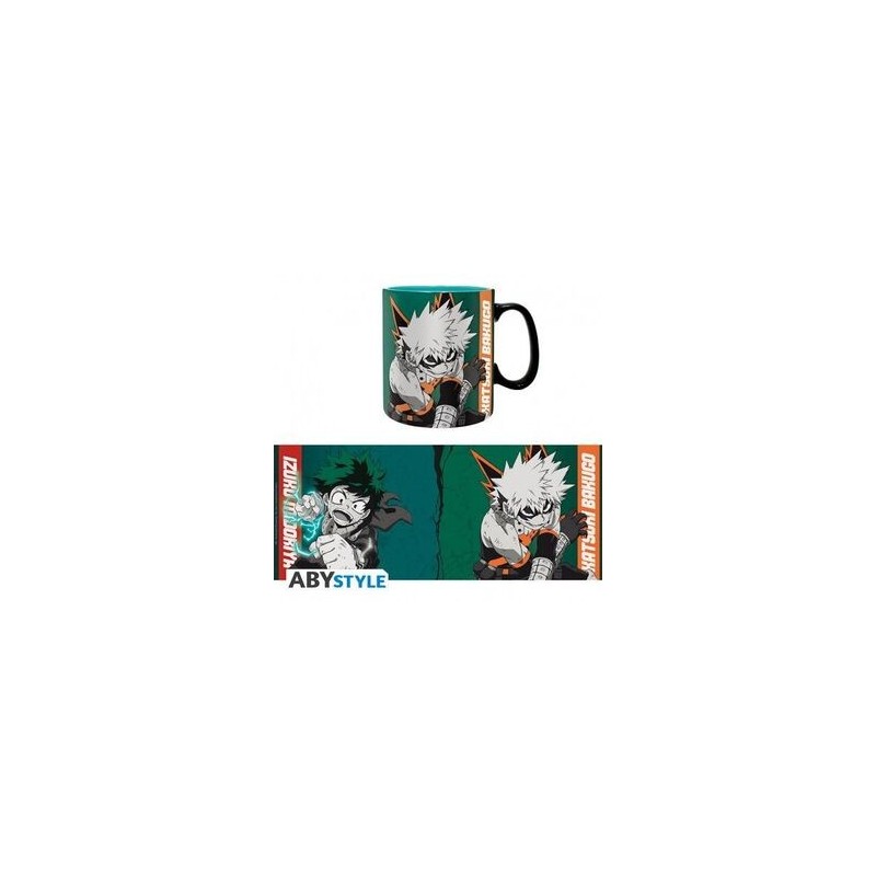Taza de 460 ml Midoriya y Bakugo -My Hero Academia