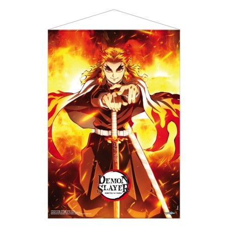 Demon Slayer / Kimetsu no Yaiba - Póster Tela Kyojuro Rengoku