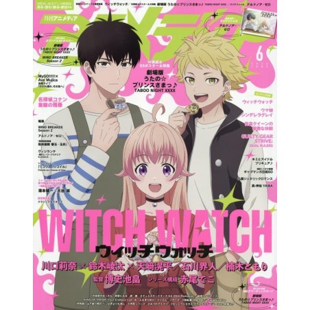 Revista Animedia 6 2025 (JAP) - Portada Witch Watch