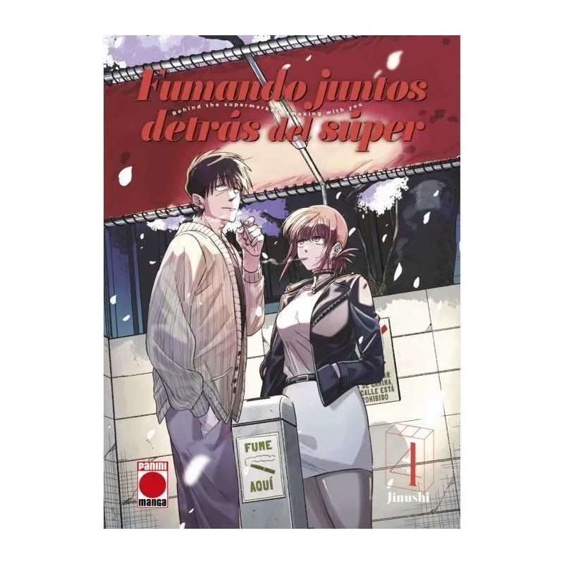 Fumando juntos detrás del súper 4