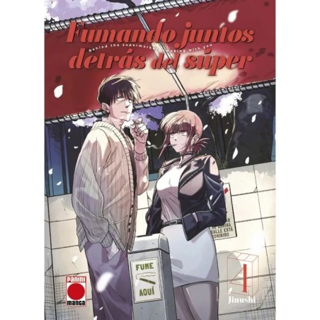 Fumando juntos detrás del súper 4