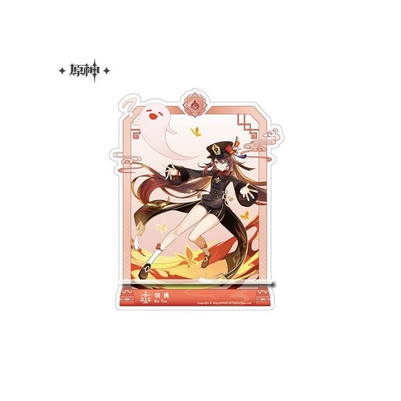 Soporte acrílico para teléfono Hu Tao - Genshin Impact