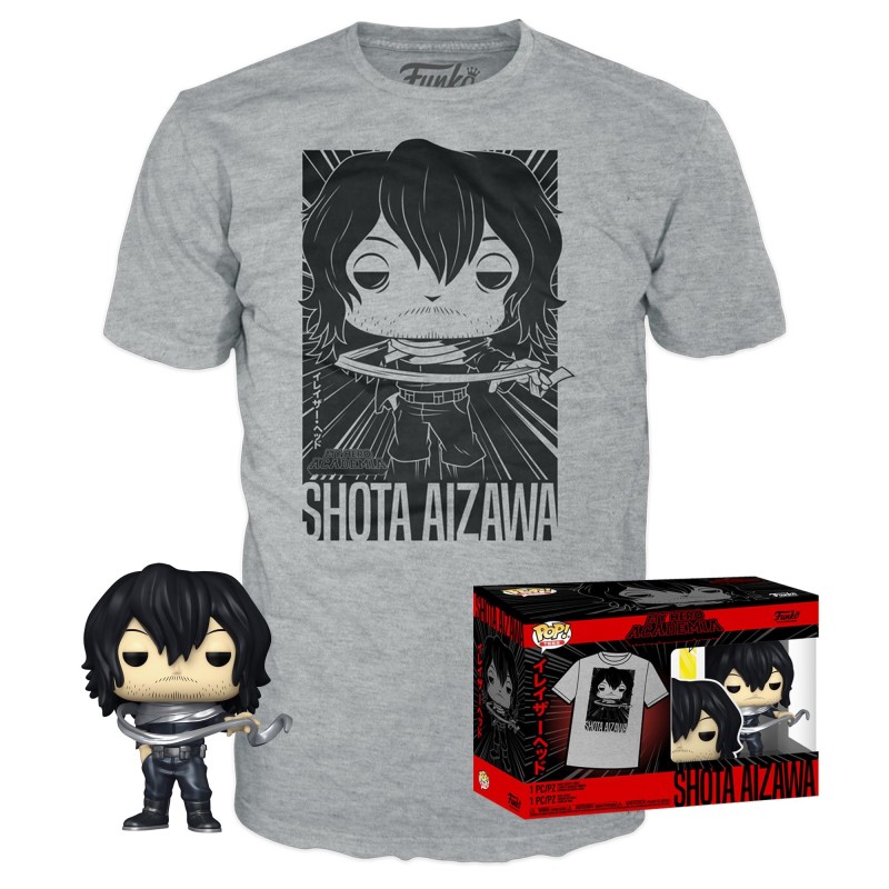 Funko Aizawa (375) con camiseta talla L My hero academia