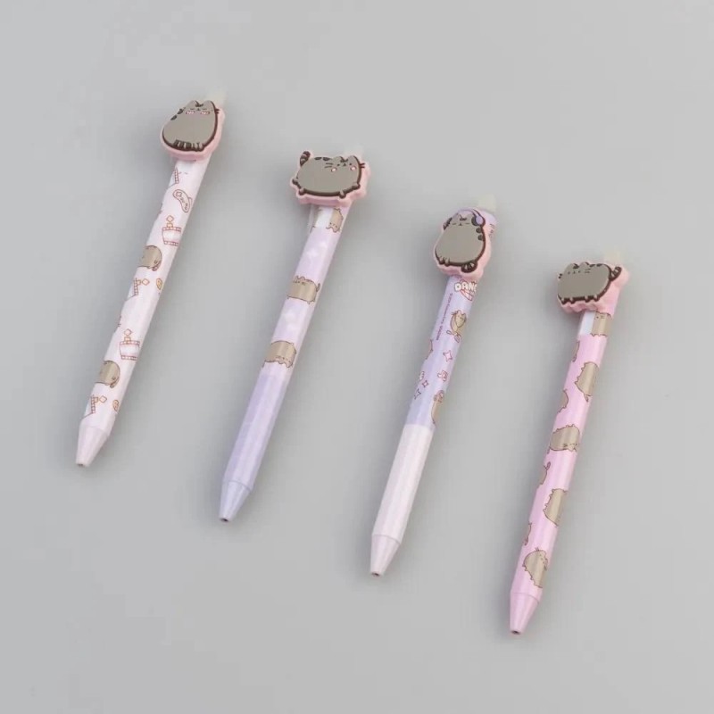 Boligrafo de gel borrable con topper Pusheen
