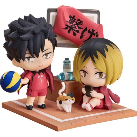 Pack de 2 Minifiguras Qset Tetsuro Kuroo & Kenma Kozume - Haikyu!!