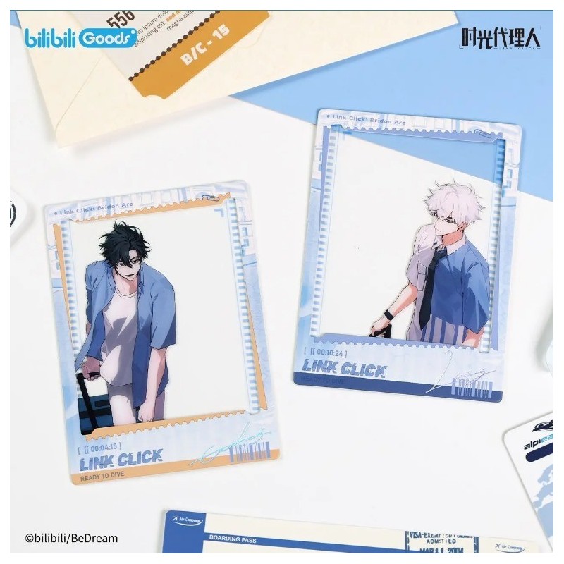 Link Click - Set de 2 tarjeta acrílicas combinables