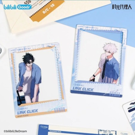 Link Click - Set de 2 tarjeta acrílicas combinables