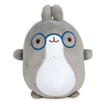 Peluche Pinco grey con gafas - Molang
