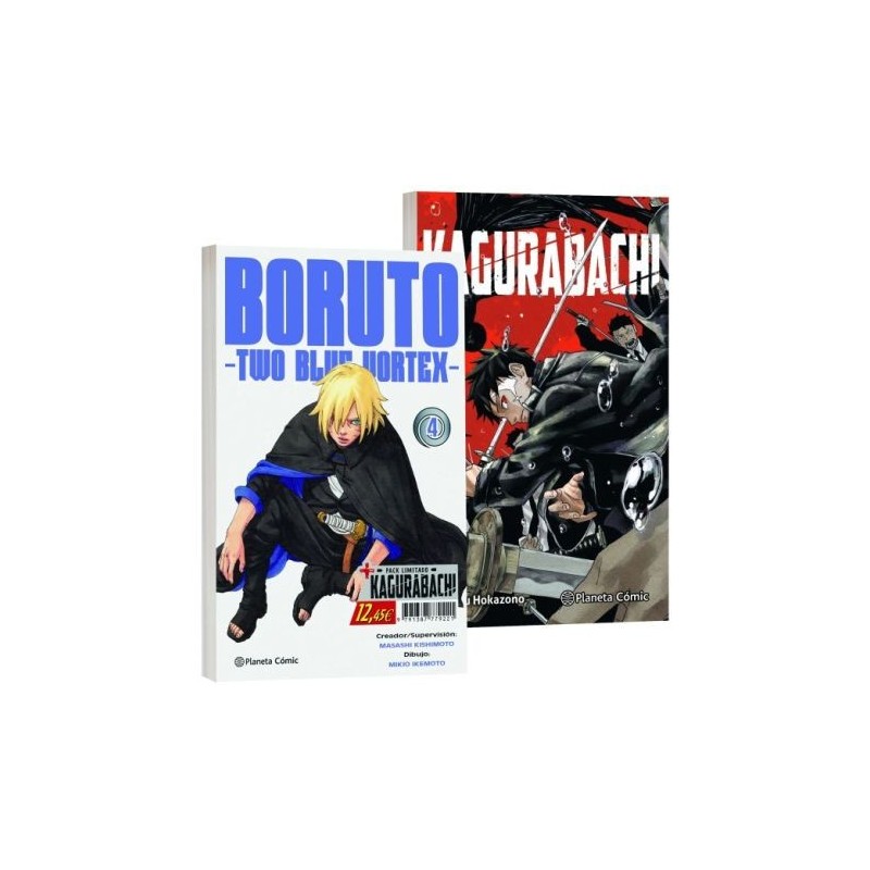 PACK BORUTO: TWO BLUE VORTEX 04 + KAGURABACHI 1 (Pack Limitado)