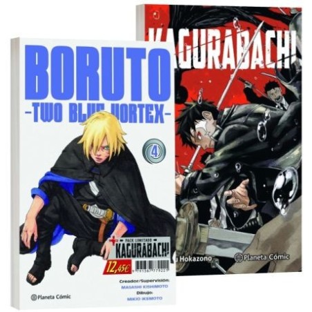 PACK BORUTO: TWO BLUE VORTEX 04 + KAGURABACHI 1 (Pack Limitado)