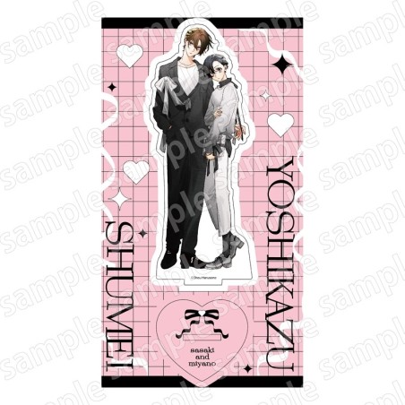 Standee acrílico Sasaki y Miyano edición especial Black&Pink Ver.