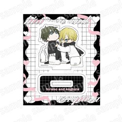 Standee acrílico chibi Hirano y Kagiura edición especial Black&Pink Ver.