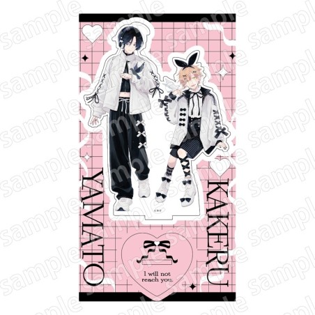 Standee acrílico Barreras del corazón edición especial Black&Pink Ver.