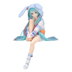 Figura  Noodle Stopper Hatsune Miku Rabbit Ear Hood Pajama Blue Color