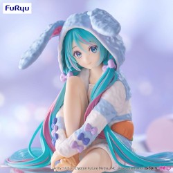 Figura  Noodle Stopper Hatsune Miku Rabbit Ear Hood Pajama Blue Color