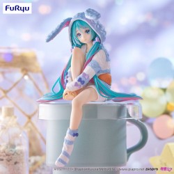 Figura  Noodle Stopper Hatsune Miku Rabbit Ear Hood Pajama Blue Color