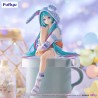 Figura  Noodle Stopper Hatsune Miku Rabbit Ear Hood Pajama Blue Color