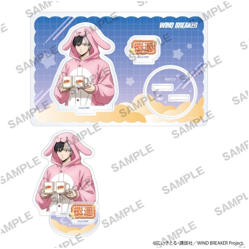 Stand acrílico Haruka Sakura (Pijama Party Ver.) - Wind Breaker