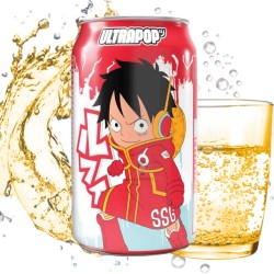 Refresco SodaCan sabor limonada de fresa edición Luffy - One Piece