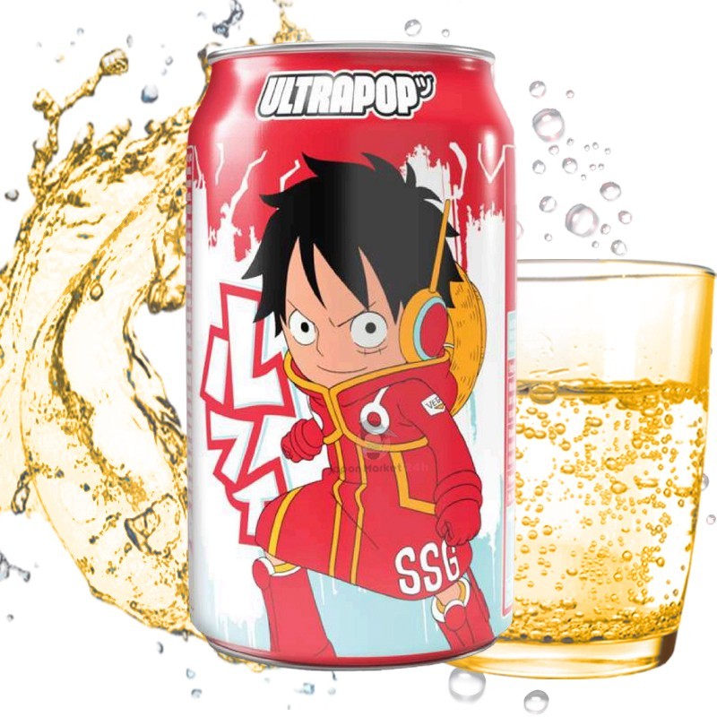 Refresco SodaCan sabor limonada de fresa edición Luffy - One Piece