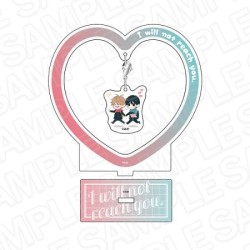 Acrílico chibi colgante- Barreras del corazón