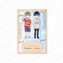 Acrílico Yamato y Kakeru chikitos - Barreras del corazón