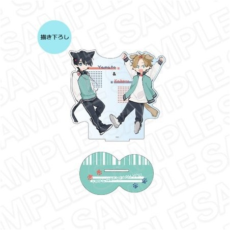 Acrílico Yamato y Kakeru furritos - Barreras del corazón