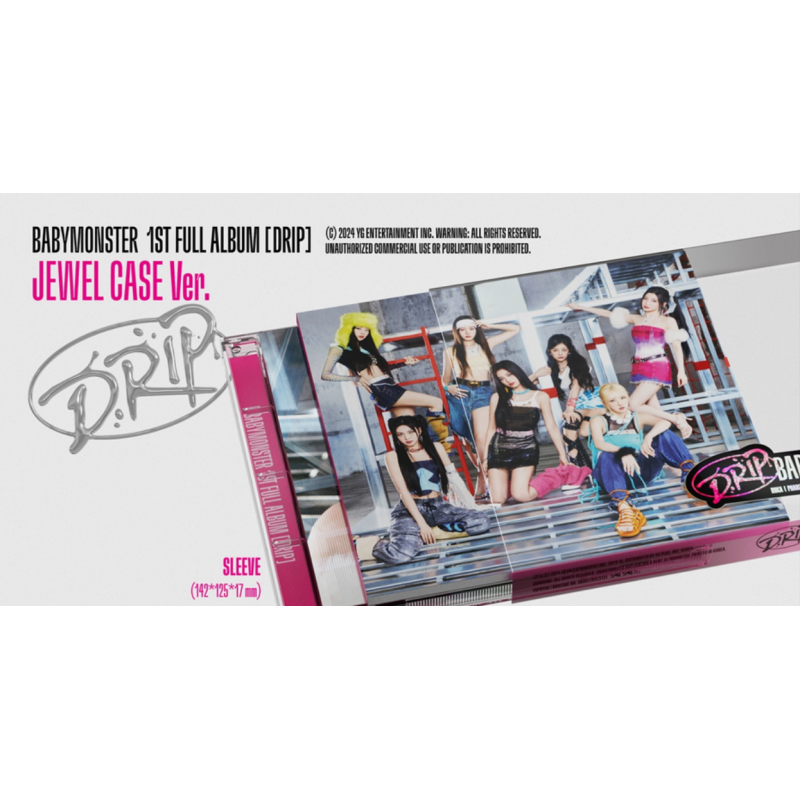 BABYMONSTER - 1st FULL ALBUM [DRIP] (JEWEL CASE Ver.)