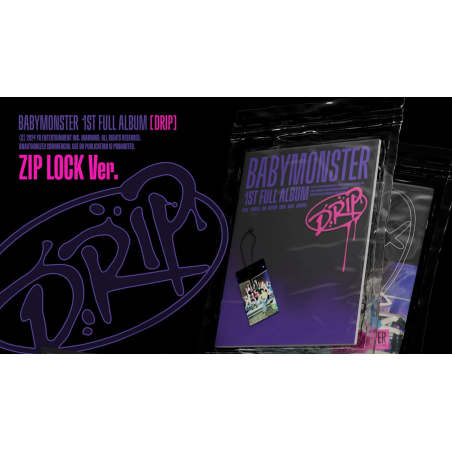 BABYMONSTER - 1st FULL ALBUM [DRIP] (ZIP LOCK Ver. / BINDER Ver.)