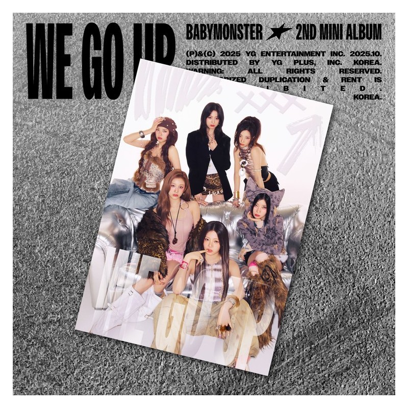 BABYMONSTER - 2nd MINI ALBUM [WE GO UP] (POSTCARD Ver.)