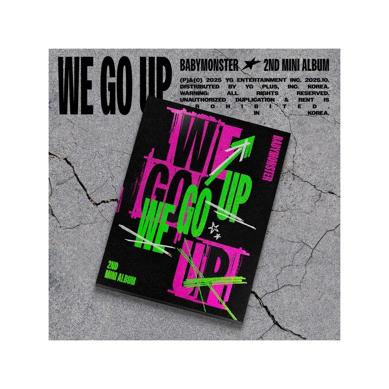 BABYMONSTER - 2nd MINI ALBUM [WE GO UP] (UP Ver.)