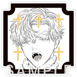 Sobre de lámina cuadrada acrílica aleatoria Fangs