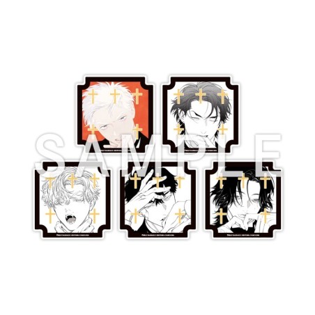 Sobre de lámina cuadrada acrílica aleatoria Fangs