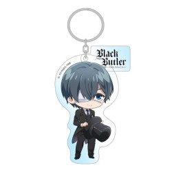 Llavero acrílico holográfico Ciel- Black Butler: Public School Arc