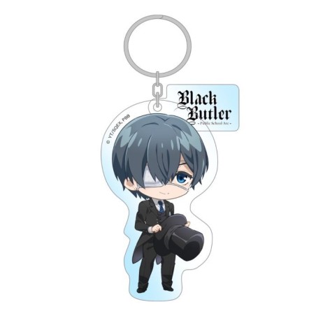 Llavero acrílico holográfico Ciel- Black Butler: Public School Arc
