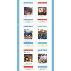 Genshin Impact-Llavero acrílico aleatorio Versión B