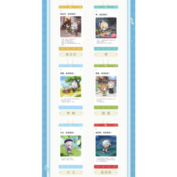 Genshin Impact-Llavero acrílico aleatorio Versión B